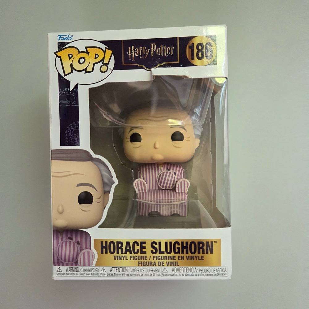 Funko Pop Harry Potter Horace Slughorn 186 Vinyl Figure Armchair Disguise